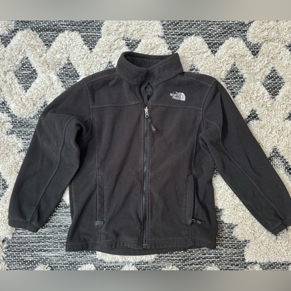 The North Face black fleece boys M 10/12